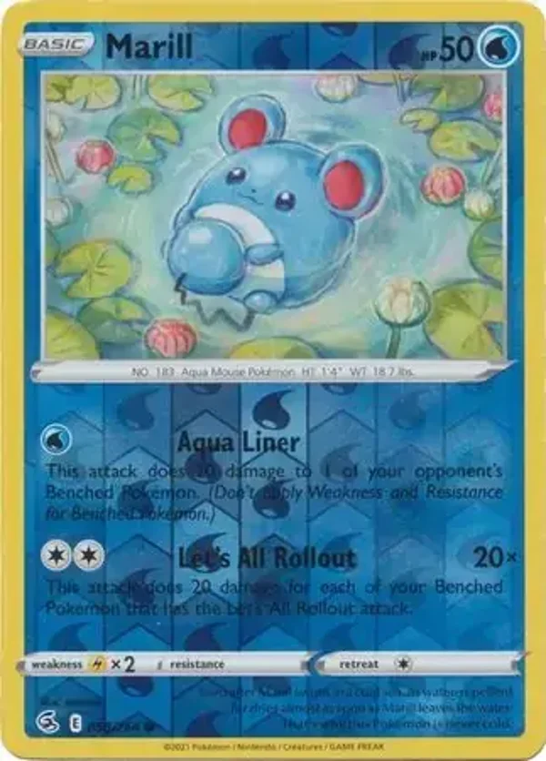 Fusion Strike  058/264 Marill Rev Holo