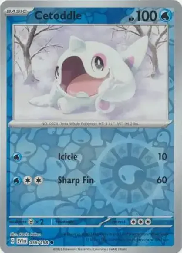 Scarlet & Violet  059/198 Cetoddle Rev Holo