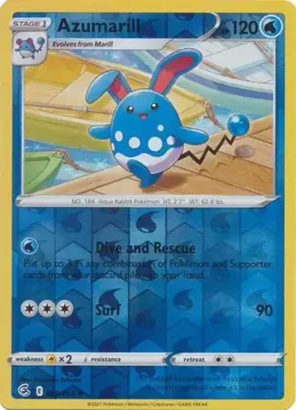 Fusion Strike  059/264 Azumarill Rev Holo