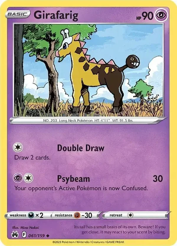 Crown Zenith  061/159 Girafarig