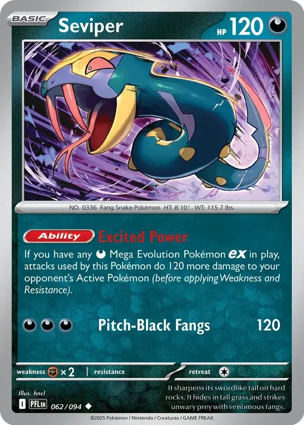 Phantasmal Flames  062/094 Seviper