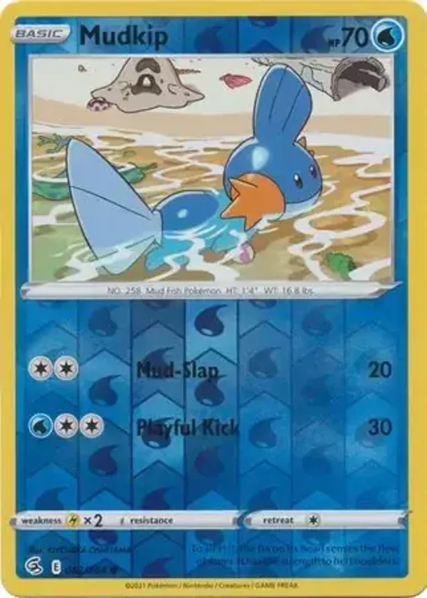 Fusion Strike  062/264 Mudkip Rev Holo