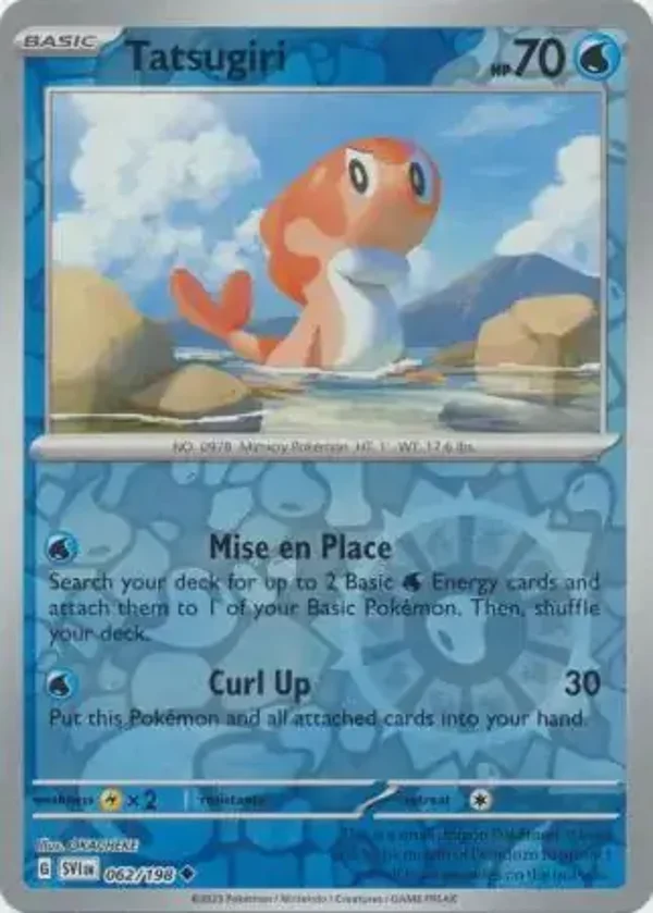 Scarlet & Violet  062/198 Tatsugiri Rev Holo