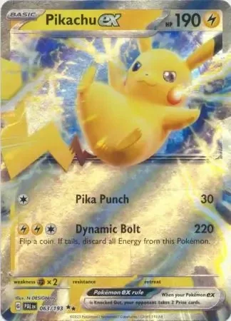 Paldea Evolved  063/193  Pikachu Ex