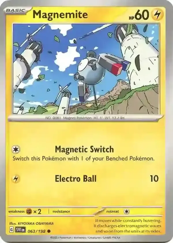 Scarlet & Violet  063/198 Magnemite