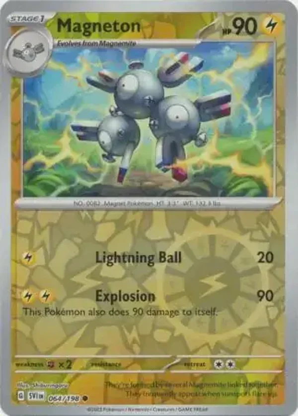 Scarlet & Violet  064/198 Magneton Rev Holo