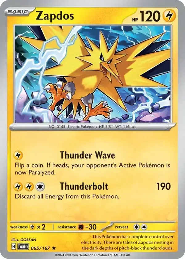 Twilight Masquerade  065/167 Zapdos