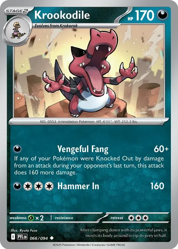 Phantasmal Flames  066/094 Krookodile