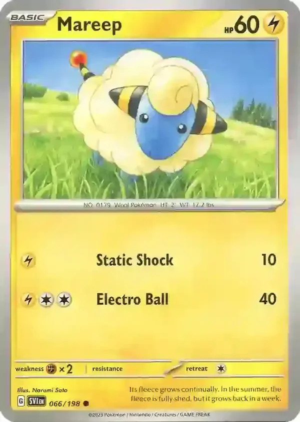 Scarlet & Violet  066/198 Mareep