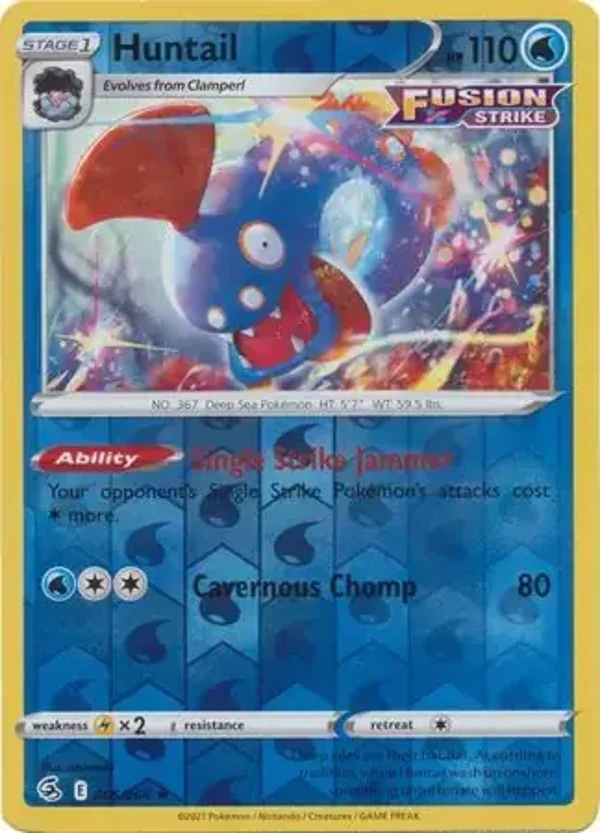 Fusion Strike  066/264 Huntail Rev Holo