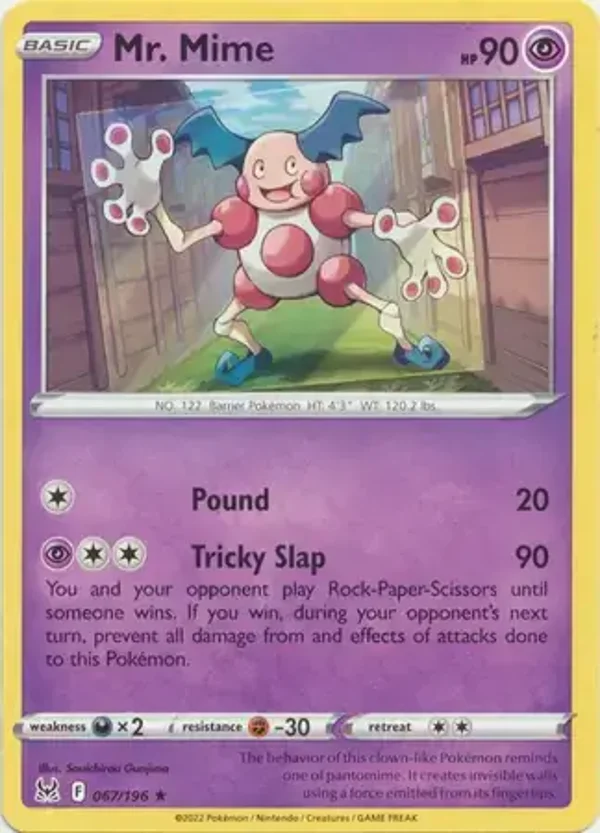 Lost Origin  067/196 Mr. Mime