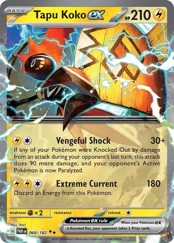 Paradox Rift  068/182 Tapu Koko Ex