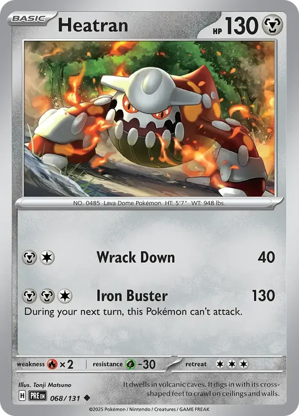 Prismatic Evolutions  068/131 Heatran