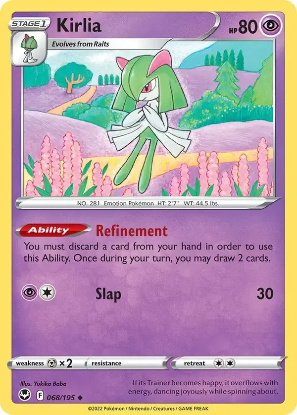 Silver Tempest  068/195 Kirlia