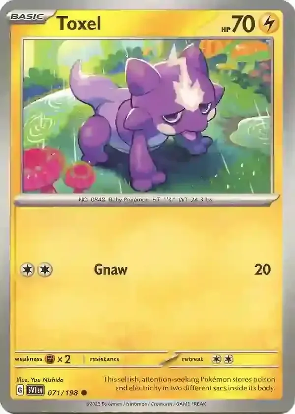 Scarlet & Violet  071/198 Toxel