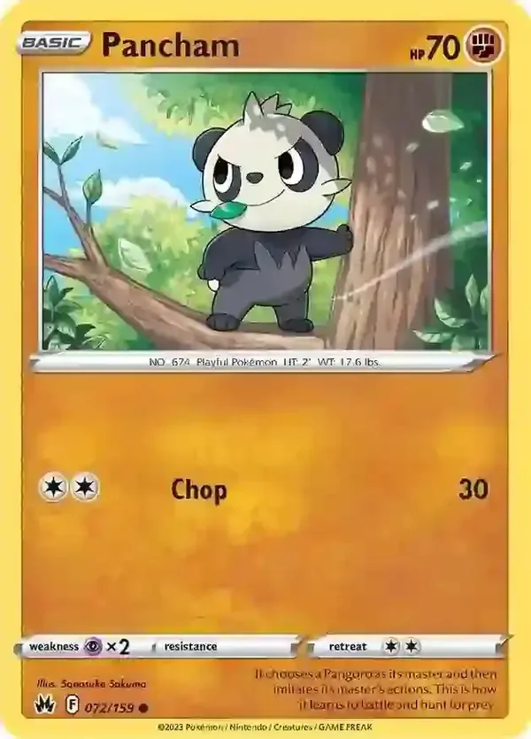 Crown Zenith  072/159 Pancham