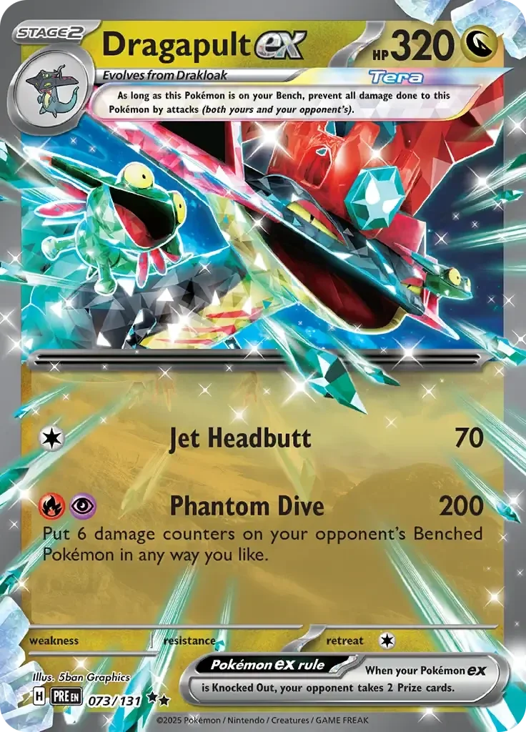 Prismatic Evolutions  073/131 Dragapult Ex