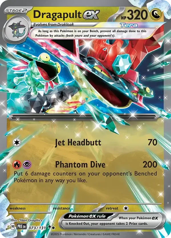 Prismatic Evolutions  073/131 Dragapult Ex