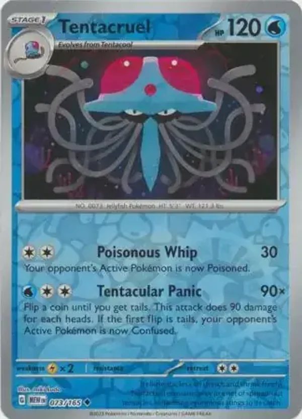 151  073/165 Tentacruel Rev Holo