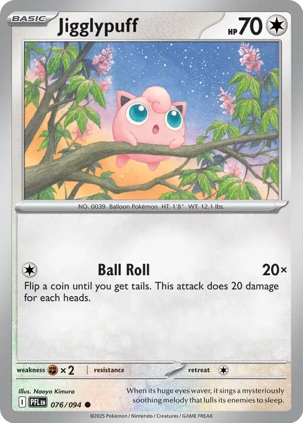Phantasmal Flames  076/094 Jigglypuff