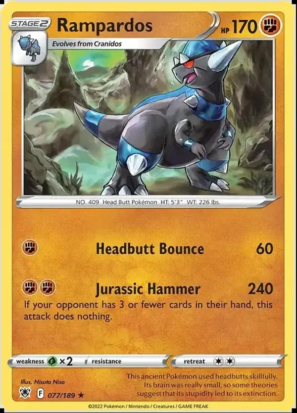 Astral Radiance  077/189 Rampardos Holofoil