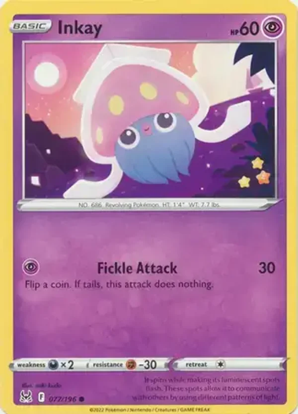 Lost Origin  077/196 Inkay