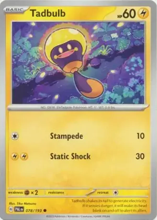 Paldea Evolved  078/193 Tadbulb