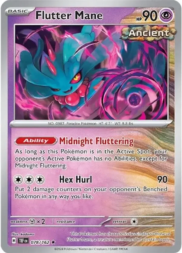 Temporal Forces  078/162 Flutter Mane Holofoil