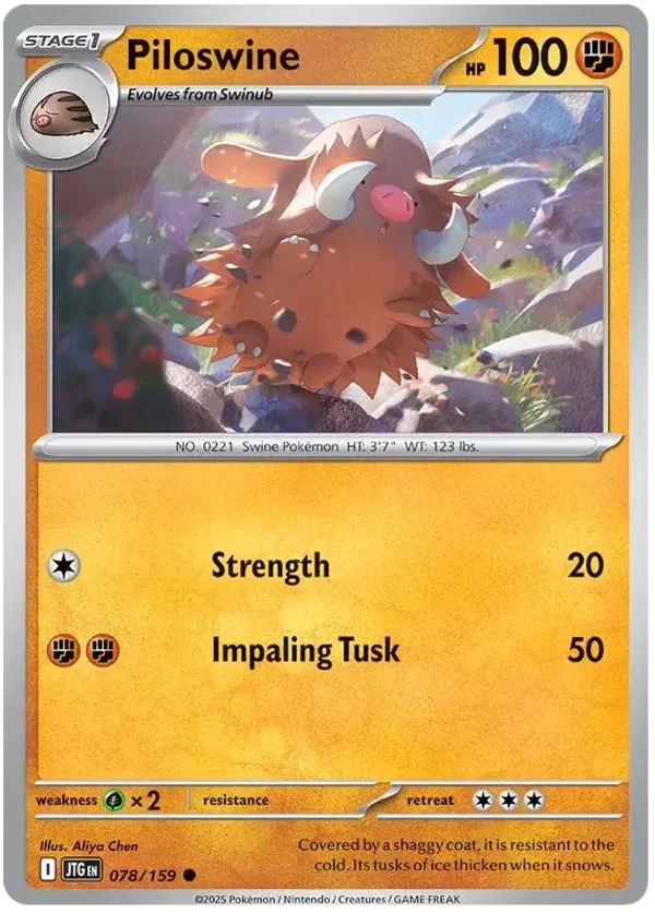 Journey Together  078/159 Piloswine