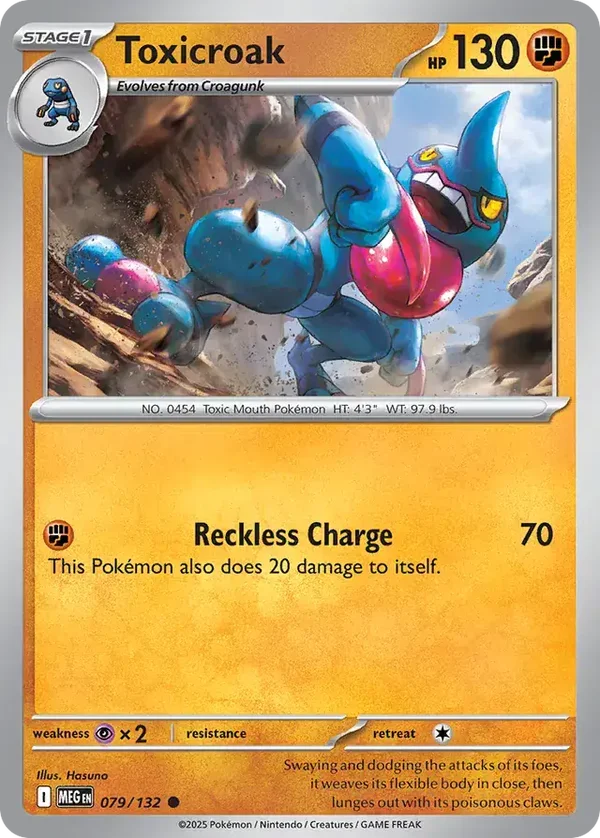 Mega Evolution  079/132 Toxicroak