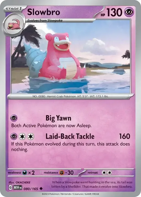 151  080/165 Slowbro