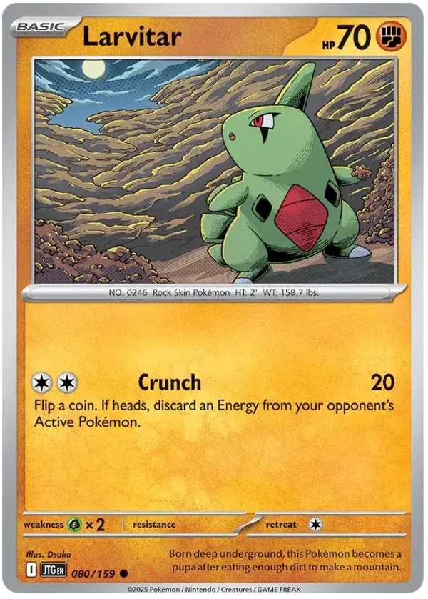 Journey Together  080/159 Larvitar