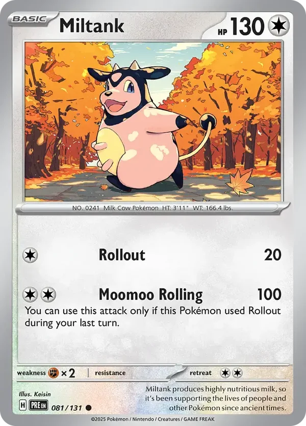 Prismatic Evolutions  081/131 Miltank