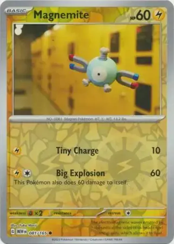 151  081/165 Magnemite Rev Holo