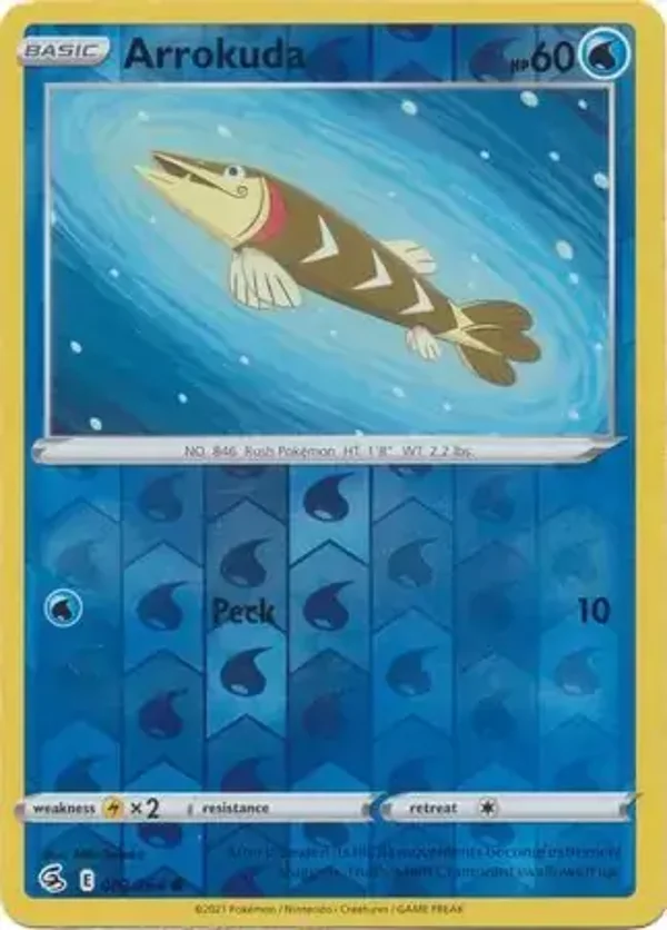Fusion Strike  082/264 Arrokuda Rev Holo