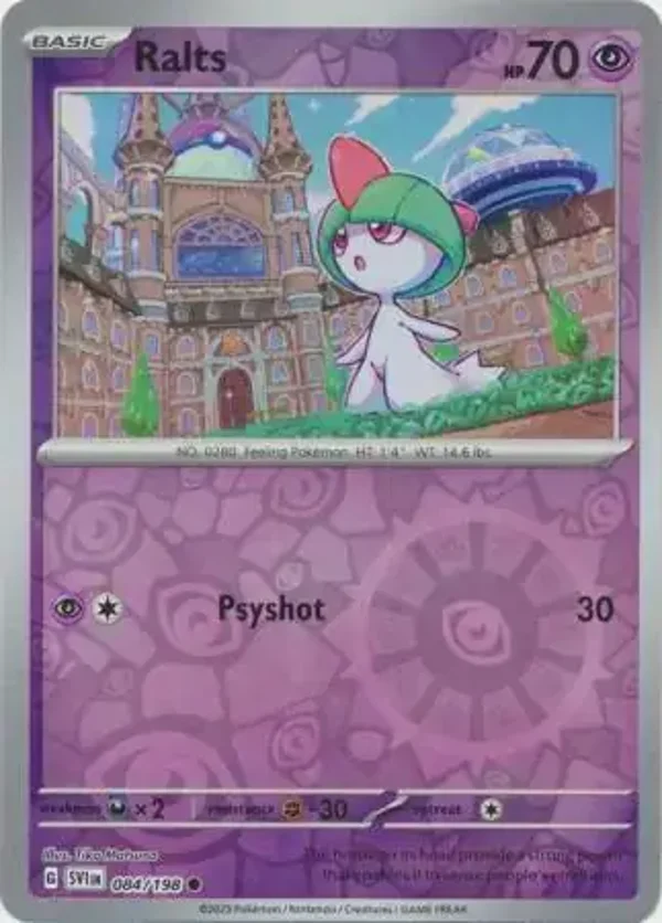 Scarlet & Violet  084/198 Ralts Rev Holo
