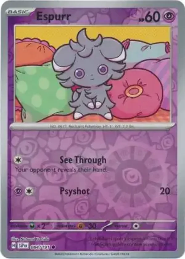 Surging Sparks  084/191 Espurr Rev Holo