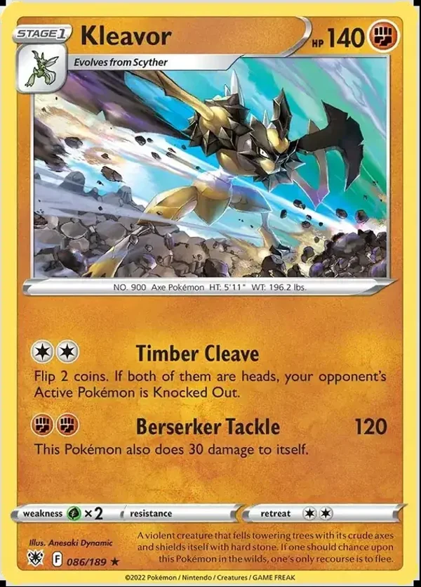 Astral Radiance  086/189 Kleavor Holofoil