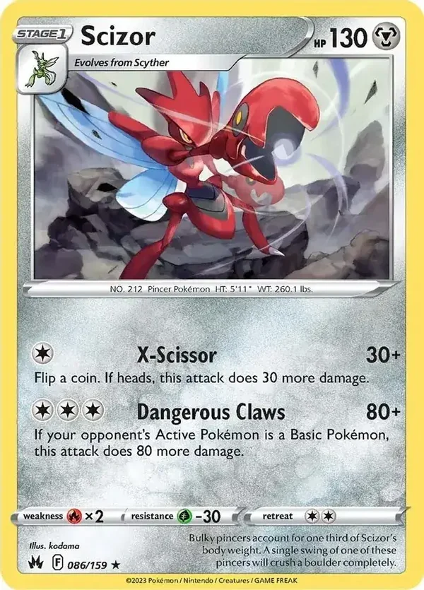 Crown Zenith  086/159 Scizor