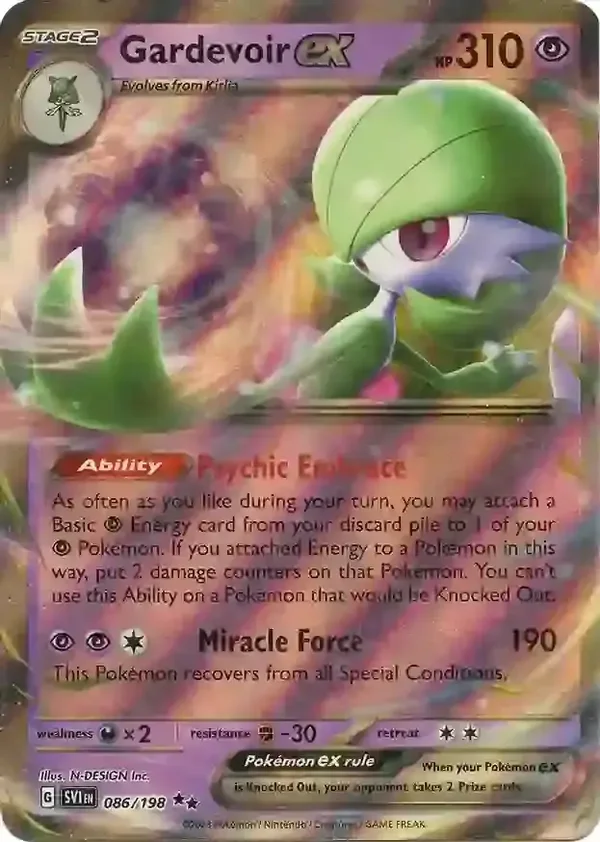Scarlet & Violet  086/198 Gardevoir Ex