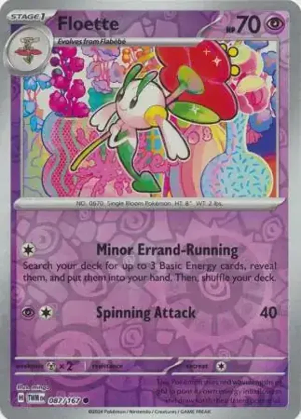 Twilight Masquerade  087/167 Floette Rev Holo