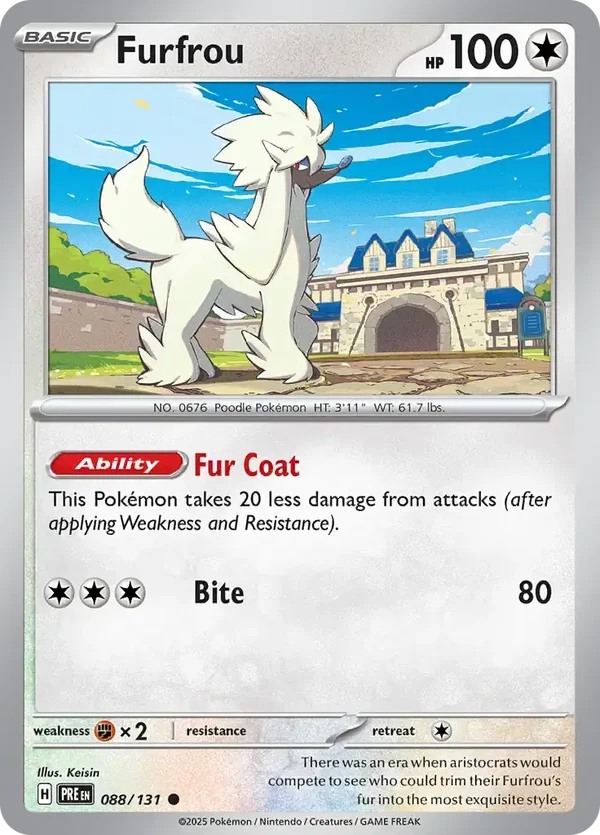 Prismatic Evolutions  088/131 Furfrou