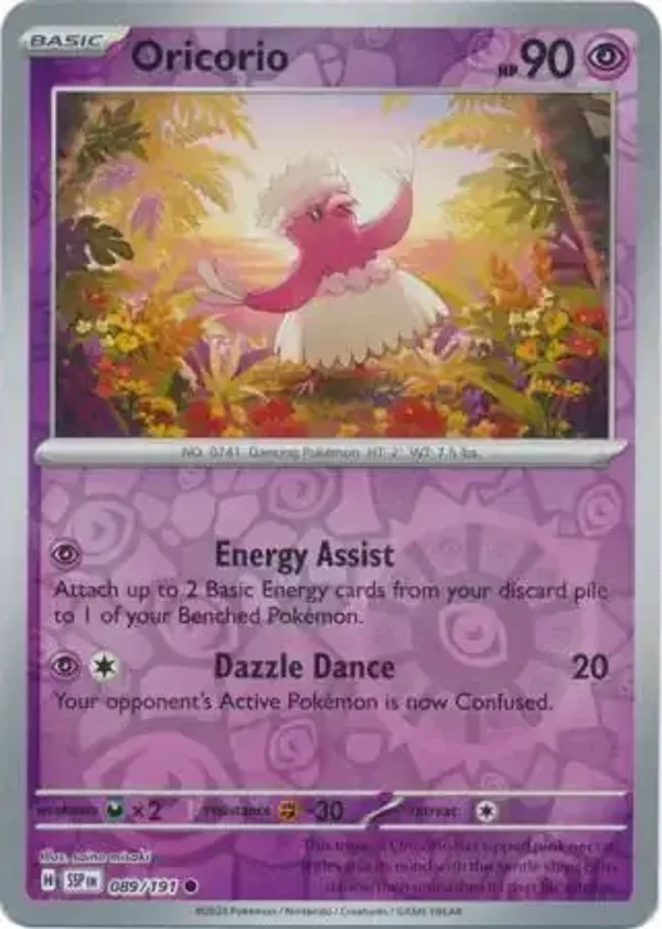 Surging Sparks  089/191 Oricorio Rev Holo