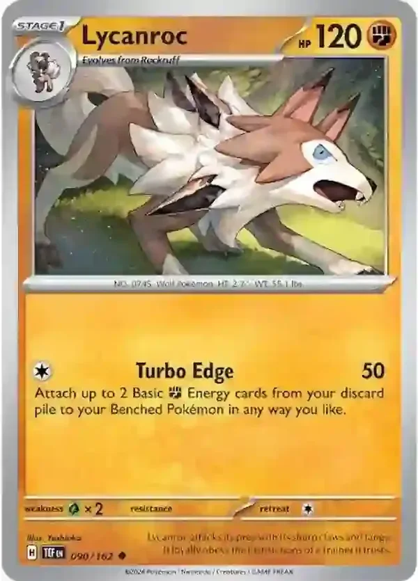 Temporal Forces  090/162 Lycanroc