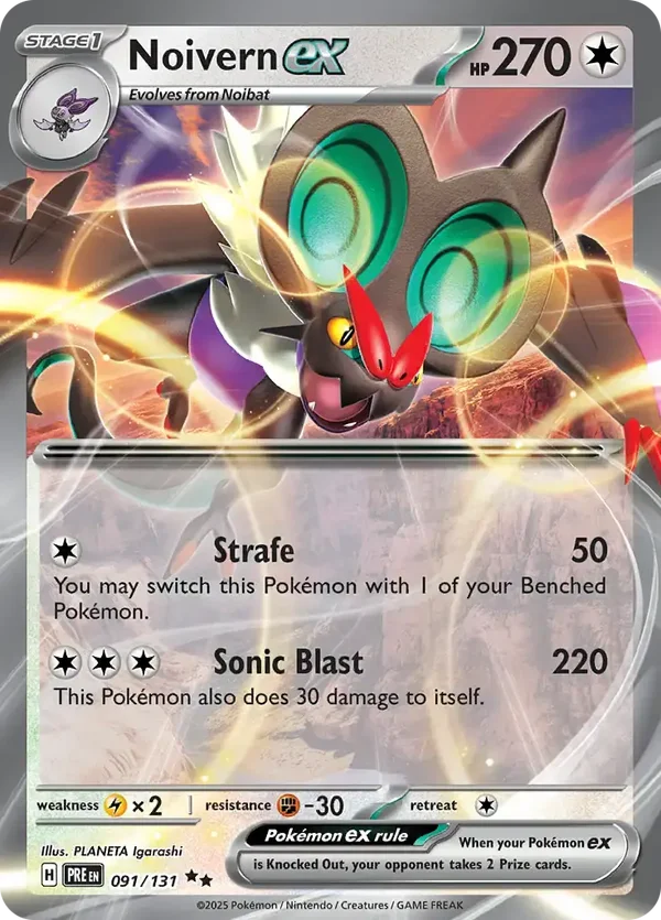 Prismatic Evolutions  091/131 Noivern Ex