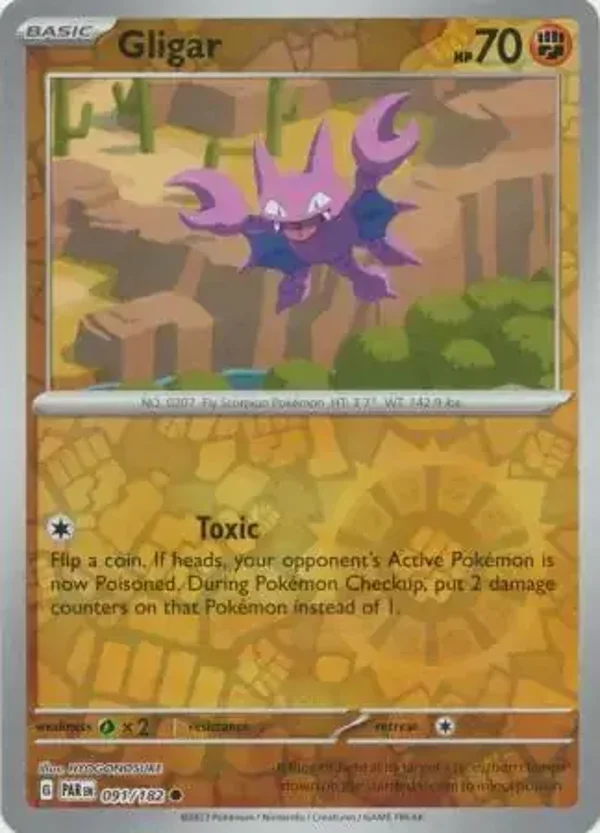 Paradox Rift  091/182 Gligar Rev Holo