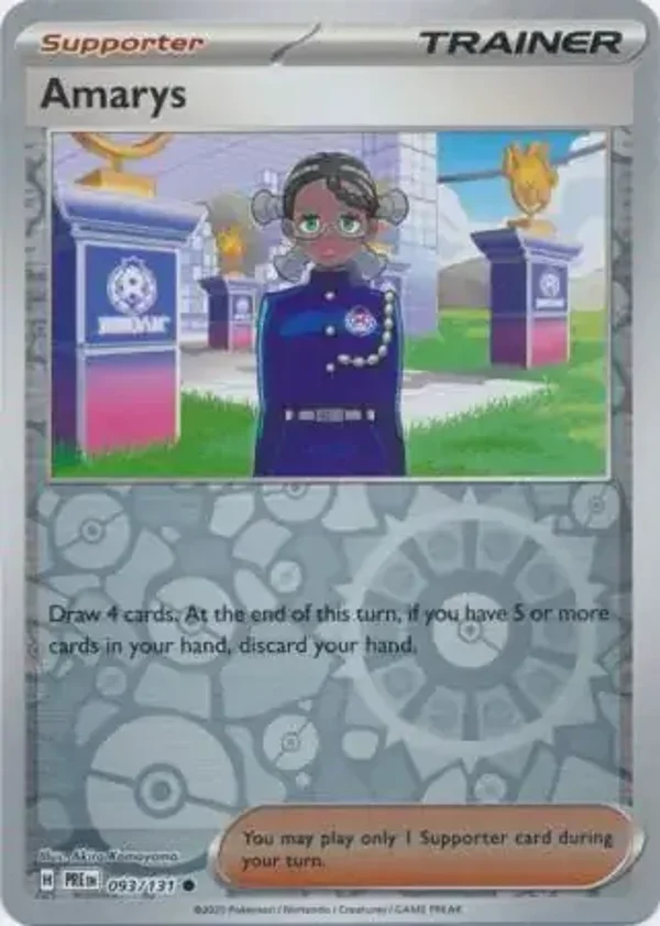 Prismatic Evolutions  093/131 Amarys Rev Holo