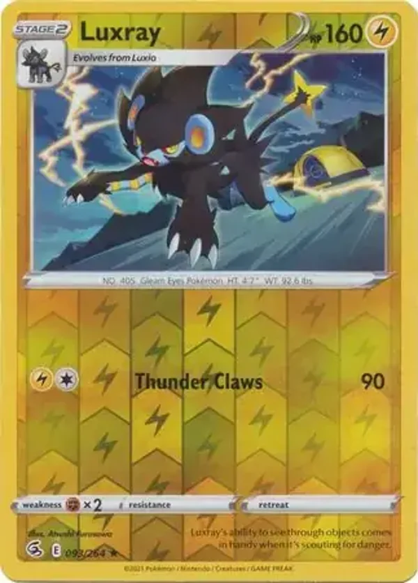 Fusion Strike  093/264 Luxray Rev Holo