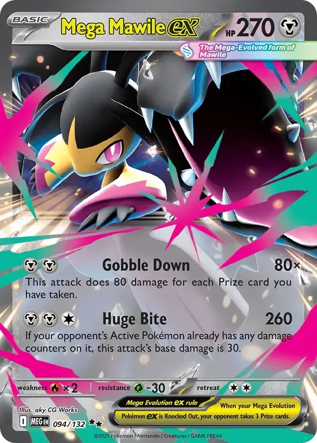 Mega Evolution  094/132 Mega Mawile Ex