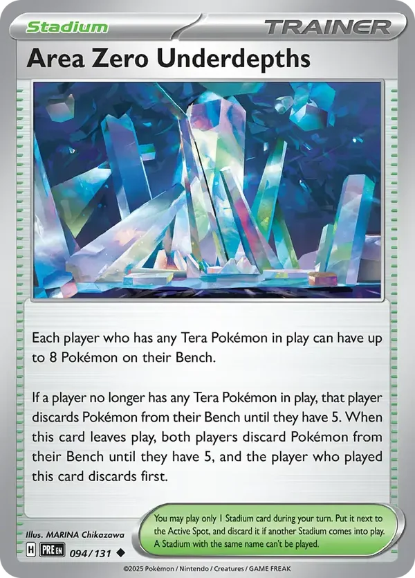 Prismatic Evolutions  094/131 Area Zero Underdepths